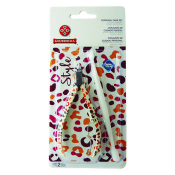 Alicate de unhas e espatula